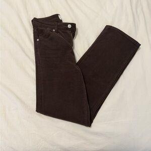 Corduroy Brown Women's Jeans
